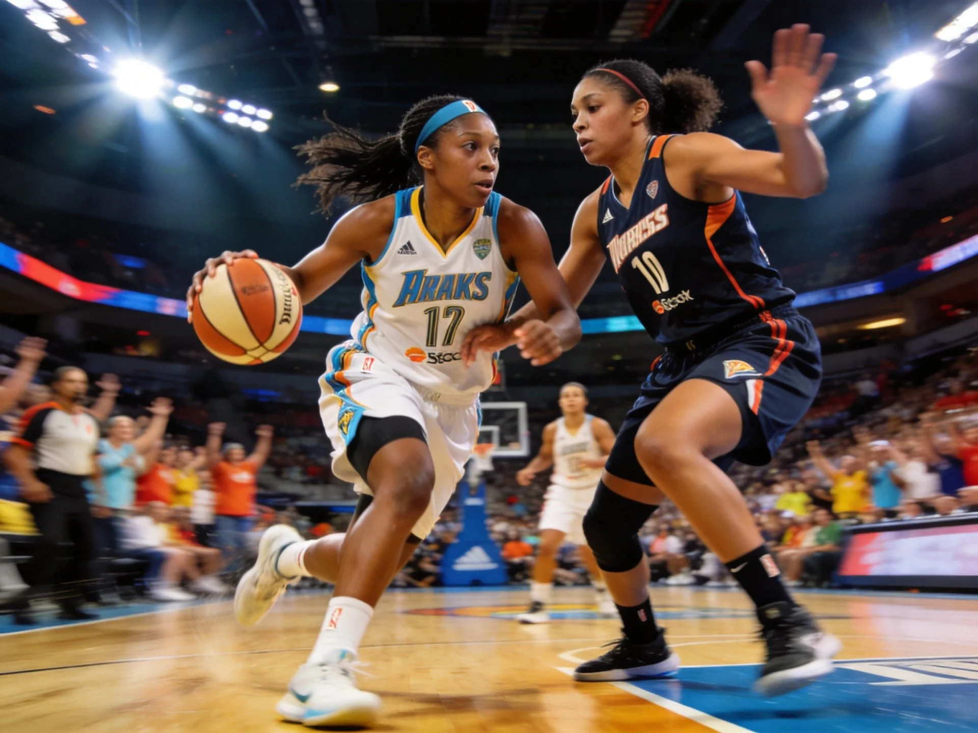 WNBA赛场巾帼英雄强强碰撞精彩对决震撼全场球迷